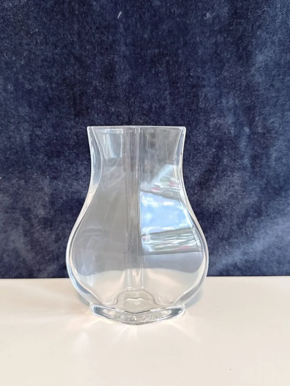 BACCARAT CRYSTAL VASE LILAS PATTERN- MULTISIDED LIP AND BASE - 5